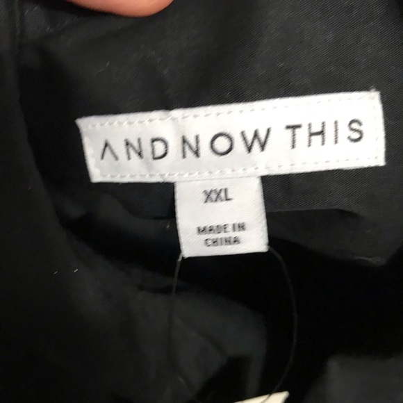 End Now This black long sleeve dress shirt size XXL.Pit to pit approx:  27 inc - Picture 6 of 7